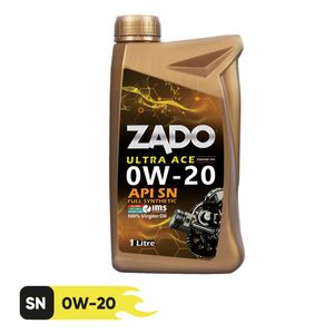 روغن موتور خودرو زادو مدل 0w20 sn 16000 ultra ace حجم 1 لیتر